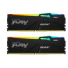 Ram dimm ddr5 16gb kingston fury 6000mt/s cl36 2pz nero [kf560c36bbeak2-16]