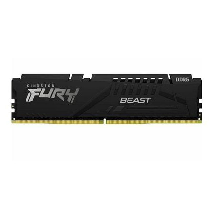 Ram dimm ddr5 32gb kingston fury beast 5600mt/s cl36 1pz nero [kf556c36bbe-32]
