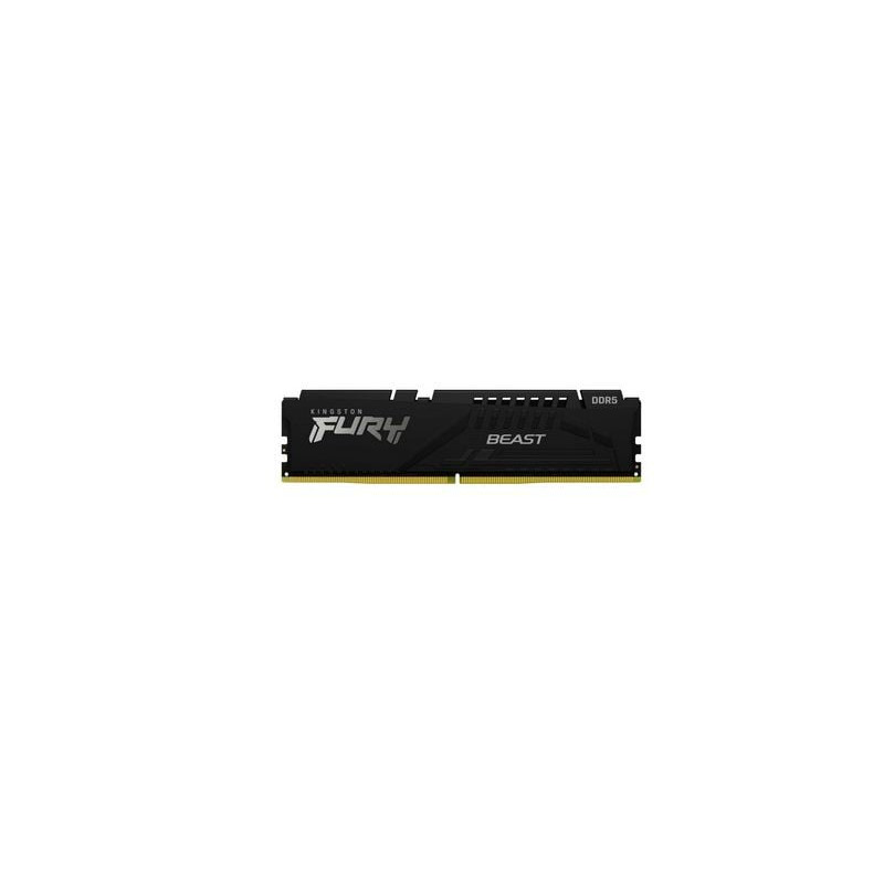 Ram dimm ddr5 32gb kingston fury beast 6000mhz cl36 1pz nero [kf560c36bbe-32]
