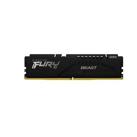 Ram dimm ddr5 32gb kingston fury beast 6000mhz cl36 1pz nero [kf560c36bbe-32]