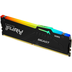 Ram dimm ddr5 32gb kingston fury beast 6000mhz cl36 1pz nero [kf560c36bbea-32]