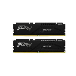 Ram dimm ddr5 64gb kingston fury beast 5600mhz cl36 2pz nero [kf556c36bbek2-64]