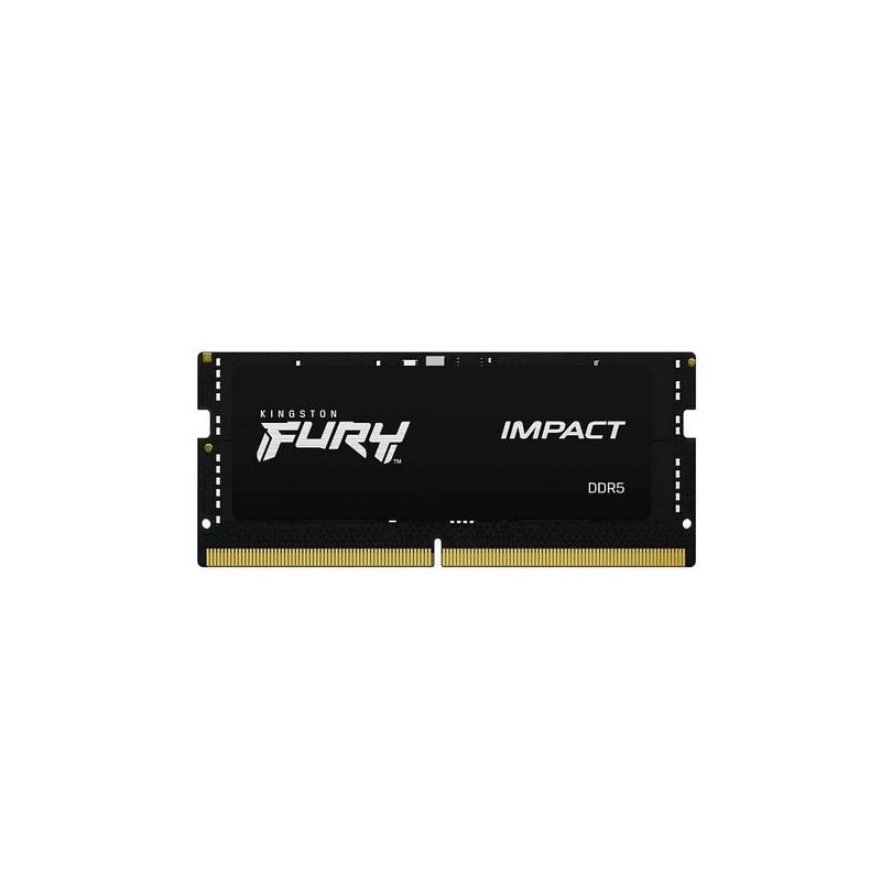 Ram so-dimm ddr5 16gb kingston fury impact 5600mhz cl40 1pz nero