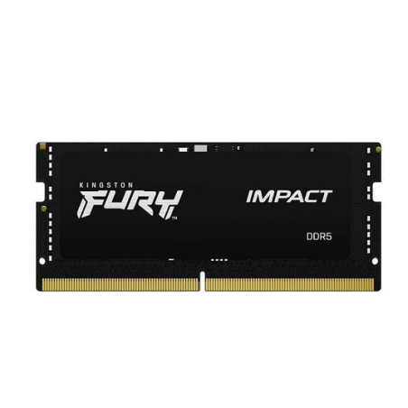 Ram so-dimm ddr5 16gb kingston fury impact 5600mhz cl40 1pz nero
