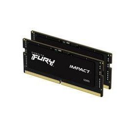 Ram so-dimm ddr5 64gb kingston fury impact 5600mhz cl40 2pz nero
