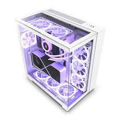 Case nzxt h9 elite mid tower chassis atx bianco [cm-h91ew-01]