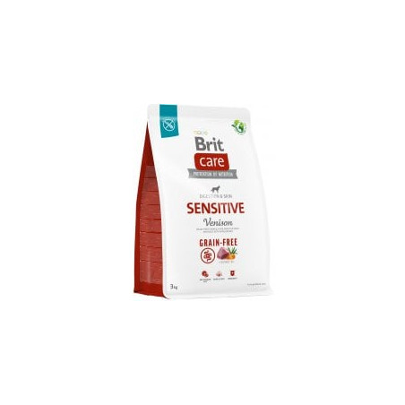 Mangime brit care sensitive venison senza cereali per cane 3kg [2254764]