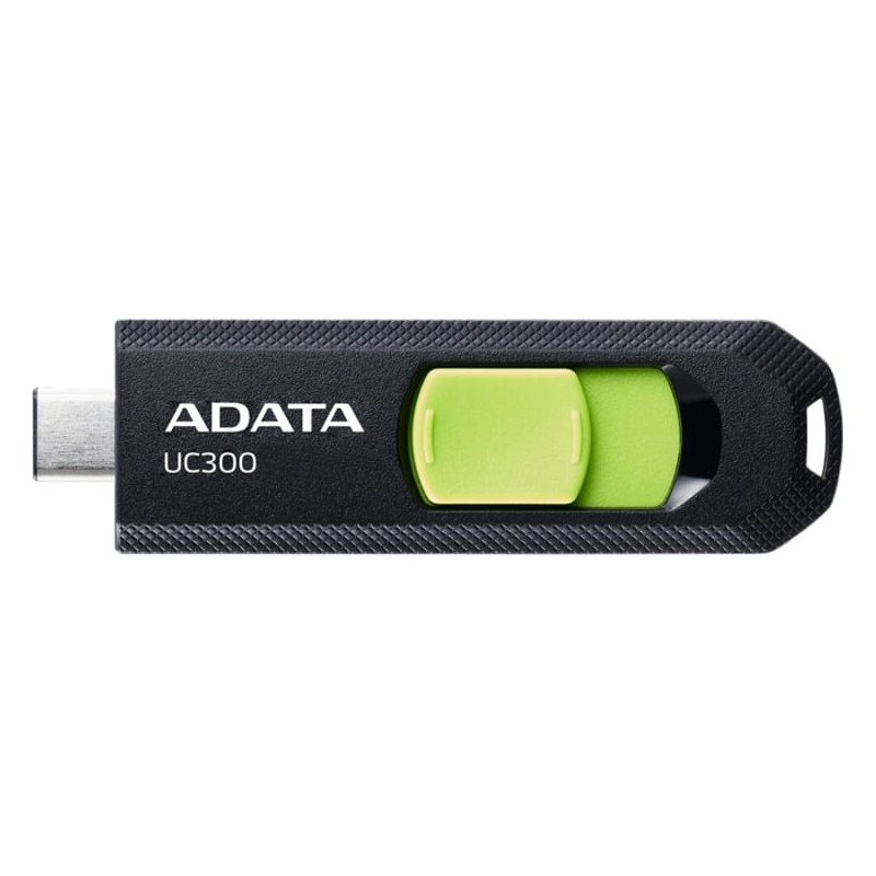 Pendrive 64gb adata uc300 usb 3.2 typ c gen 1 nero/verde [acho-uc300-64g-rbk/g]