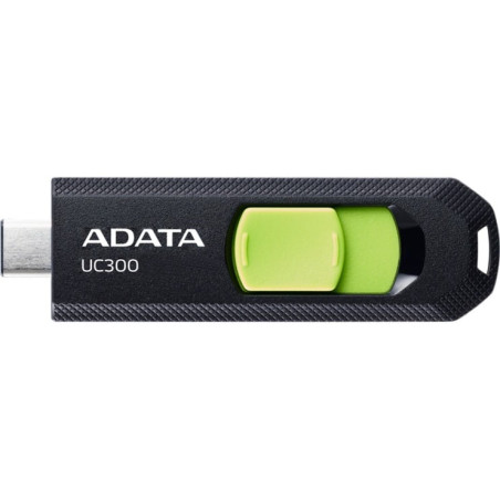Pendrive 64gb adata uc300 usb 3.2 typ c gen 1 nero/verde [acho-uc300-64g-rbk/g]