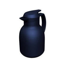 Caraffa termica isolante leifheit bolero con pompa plastica 1l blu