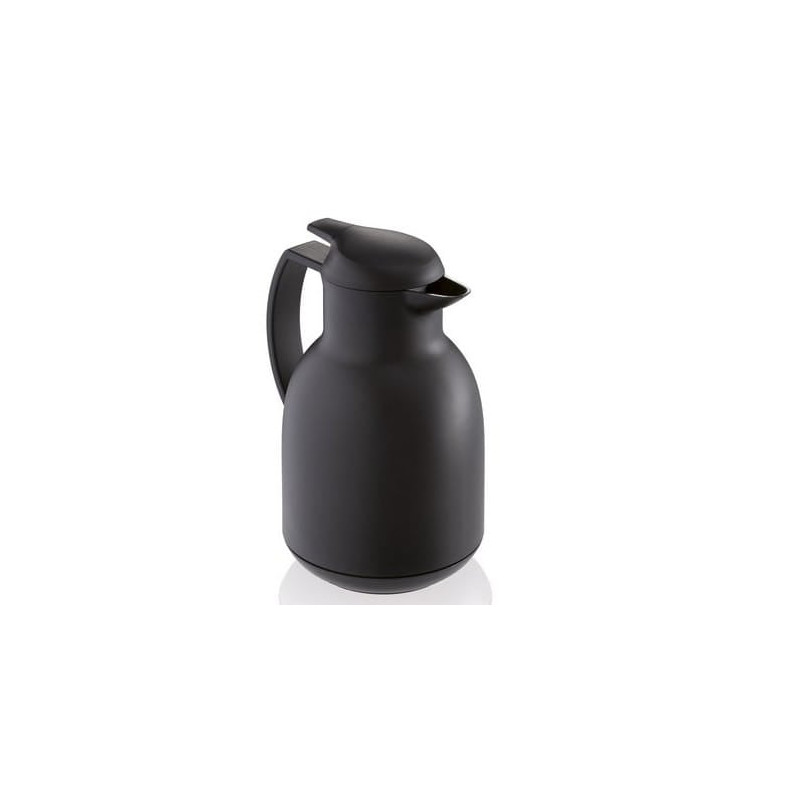 Caraffa termica isolante leifheit bolero con pompa plastica 1l nero
