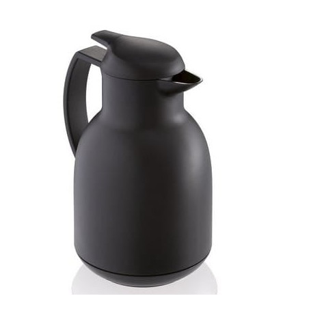 Caraffa termica isolante leifheit bolero con pompa plastica 1l nero