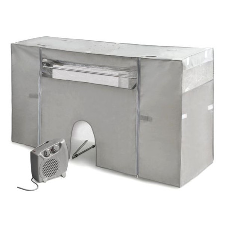 Custodia rayen abbigliamento con ventola termo grigio [6175]