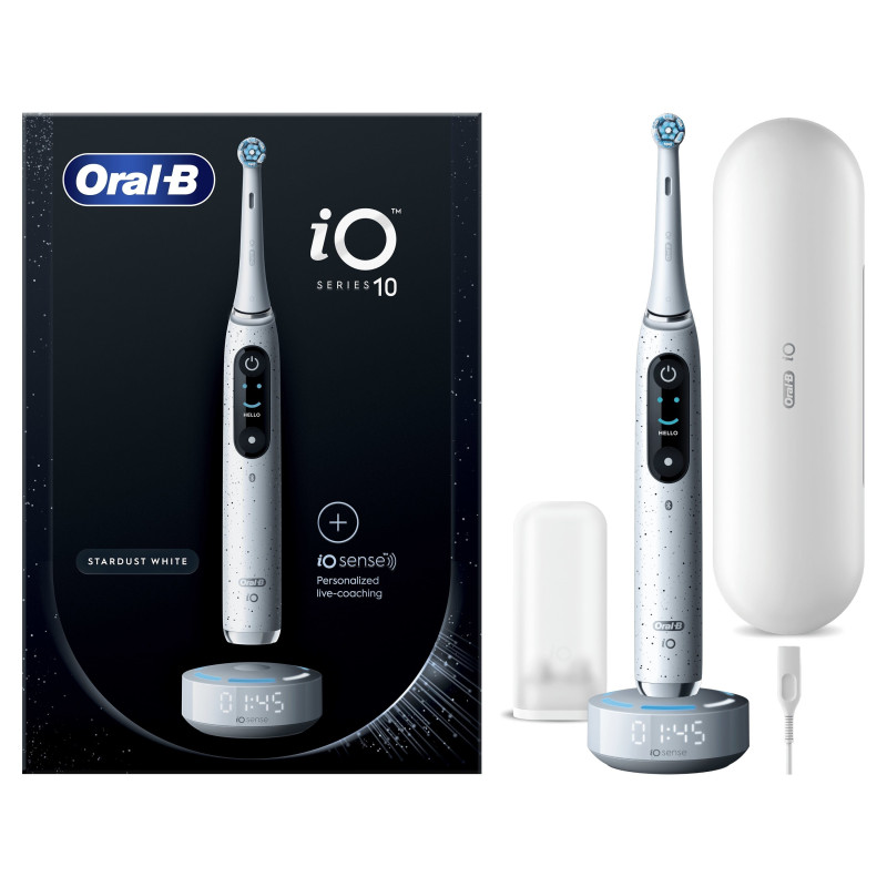 Spazzolino elettrico oral-b io elettrico ricaricabile 10 bianco