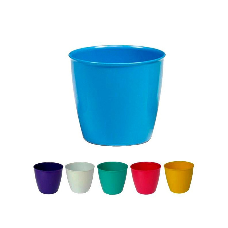Vaso stefanplast academy tondo 11 h 10 in plastica [75101]