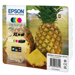 Cartuccia epson 604xl 8.9ml nero/ciano/magenta/giallo