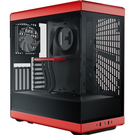 Case hyte y40 midi-tower atx nero/rosso [cs-hyte-y40-br]