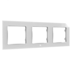 Cornice per interruttore shelly wall frame 3 bianco [209838]