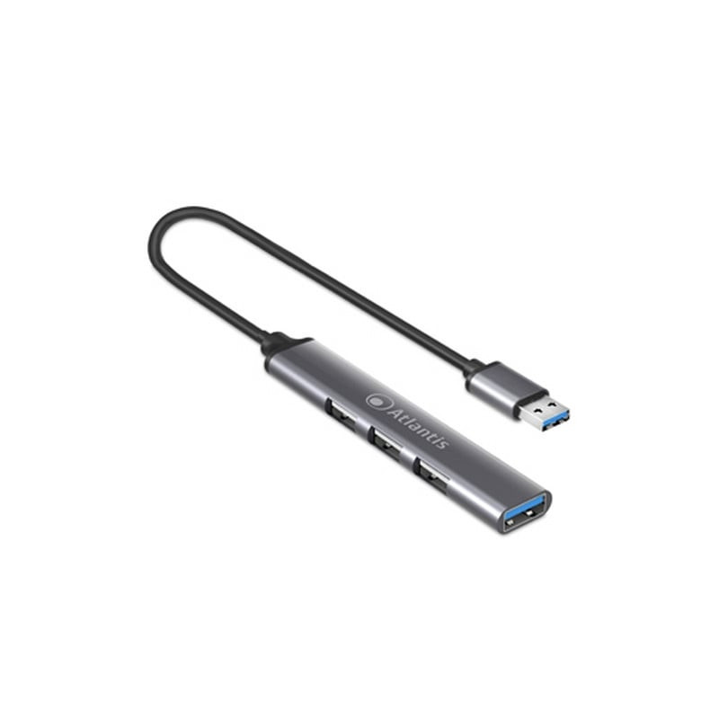 Hub usb mini atlantis land p014-uh313 usb 3.2/3.1 gen 1 tipo