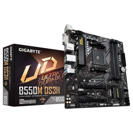 Scheda madre gigabyte b550m ds3h ac am4 4xddr4 hdmi/dvi m.2 usb3.2