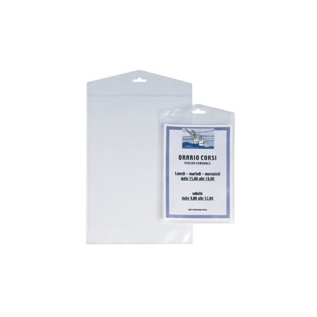 Buste appendimi sei rota 10 pz. trasparenti 15x21cm ppl [411521]