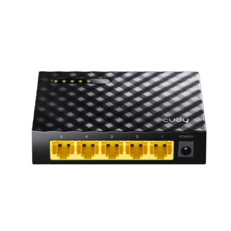 Switch cudy desktop gigabit gs105d 5xge/5xrj45 10/100/1000 mbps nero