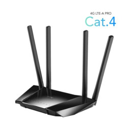Router cudy lt400 n300 4g lte sim 300 mbps nero [kmcudrgsm000006]