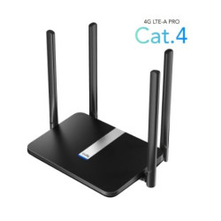 Router cudy lt500 ac1200 4g lte 150/50 mbps sim nero [kmcudrgsm000004]