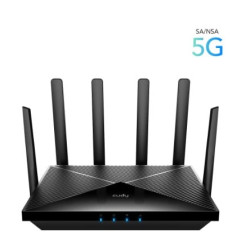 Router cudy p5 sa/nsa ax3000 5g wifi 6 cpe doppio sim nero [kmcudrgsm000000]