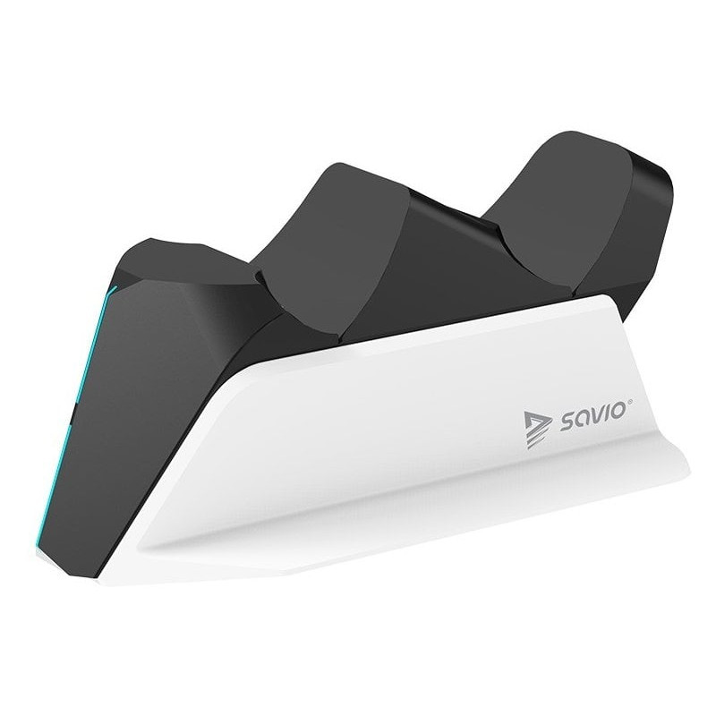 Stazione di ricarica savio gcs-01 per gamepad bianco/nero [azsaoklsavgcs01]