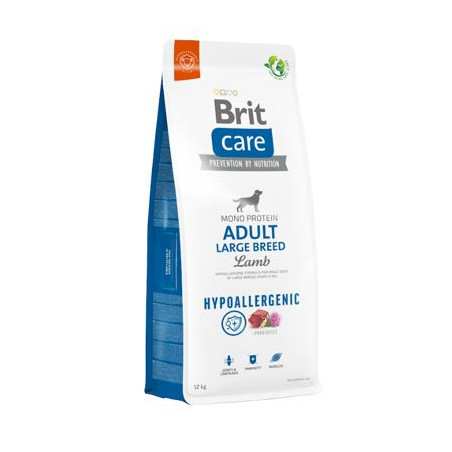 Cibo secco brit care hypoallergenic adult large breed per cane 12kg