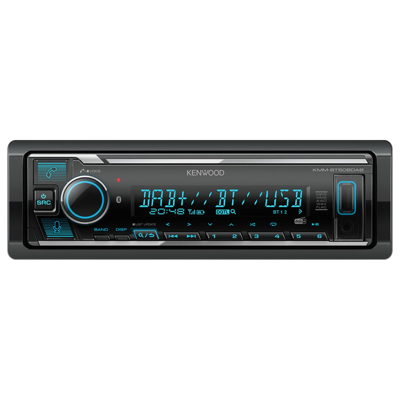 Autoradio kenwood kmm-bt508dab dab/bluetooth/usb/ipod/aux-in