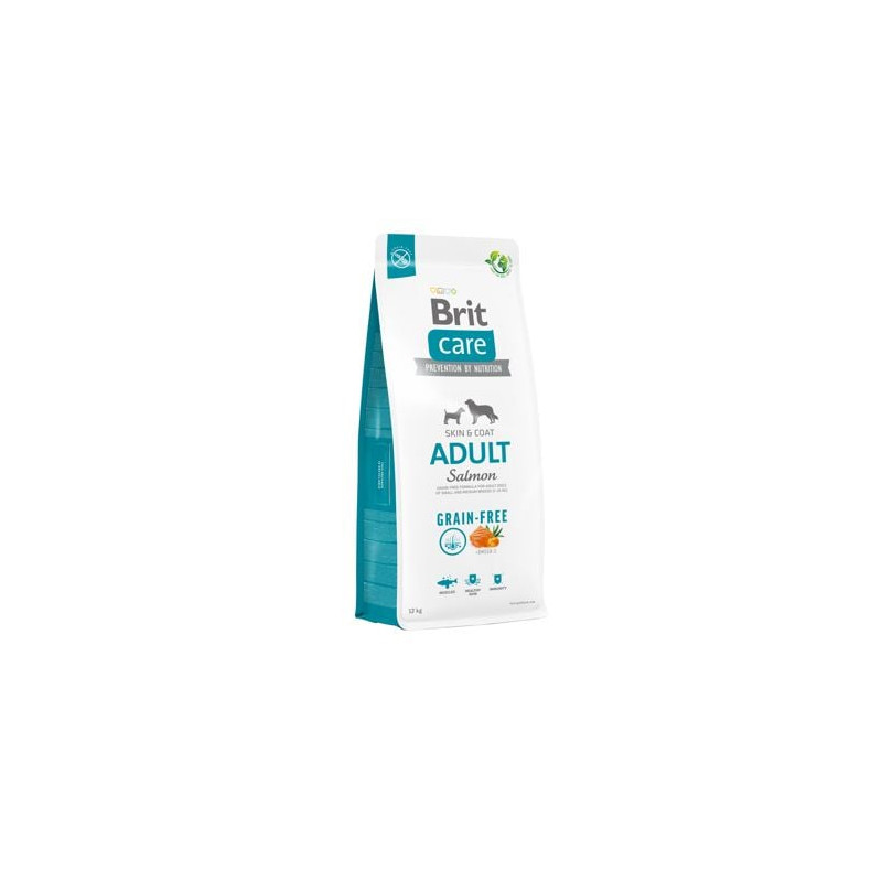 Cibo completo brit care grain-free adult salmone per cane 12kg