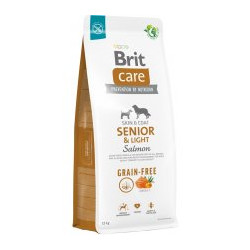 Mangime brit care salmon senior senza cereali per cani 12kg [100-172207]