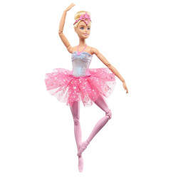 Bambola mattel barbie ballerina magico tutu hlc25 multicolore