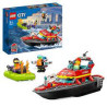 Lego city - la barca dei vigili del fuoco 144pz [60373]