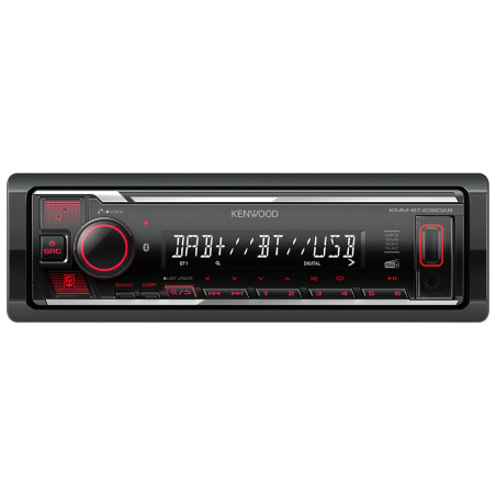 Autoradio kenwood kmmbt408dab mp3 con dab/bluetooth/usb/ipod/aux-in