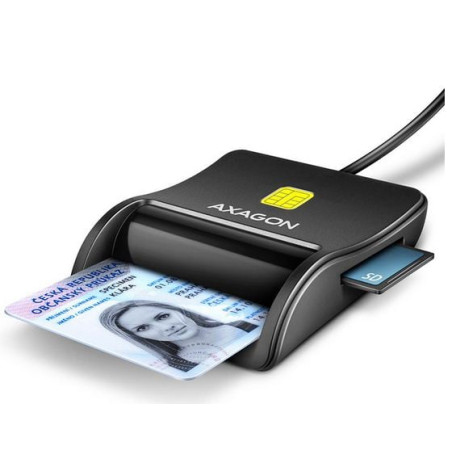 lettore schede axagon per smart card usb 2.0 [cre-sm3sd]