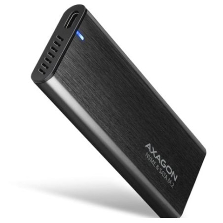 Box ssd esterno axagon per ssd m.2 usb-c 3.2 gen2 nero [eem2-sb2]