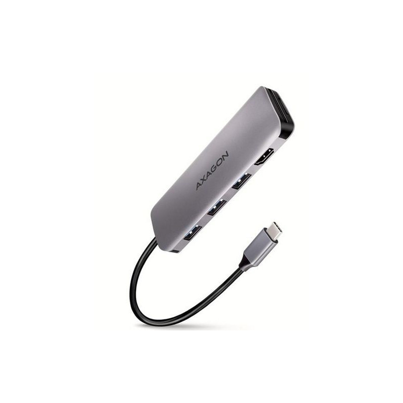 Hub usb axagon 3 porte tipoa/c 3.2 gen 1 [hmc-hcr3a]