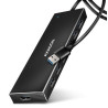 Hub usb axagon 7 porte tipoa 3.2 gen 1 nero [hue-f7a]