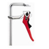 Morsetto a leva bessey per tavoli classix gsh 300/140 300mm argento/rosso