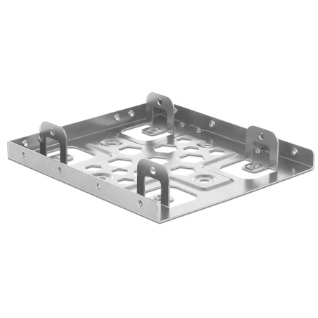 Telaio di montaggio delock 2x2.5" a 3.5" argento [21333]