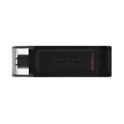 Pen drive 256gb kingston datatraveler 70 usb3.0 tipo-c nero [dt70/32gb]