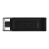 Pen drive 256gb kingston datatraveler 70 usb3.0 tipo-c nero [dt70/32gb]