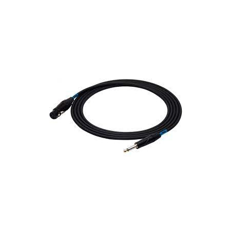 Cavo audio ssq xzjm5 jack mono/xlr femmina 5m/nero [ss-1438]