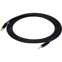 Cavo audio ssq mimi2 mini jack stereo 3.5mm m/m 2m/nero [ss-1425]