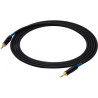 Cavo audio ssq mimi2 mini jack stereo 3.5mm m/m 2m/nero [ss-1425]