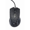 Mouse da gioco gembird usb led 3600dpi nero [musg-rgb-01]