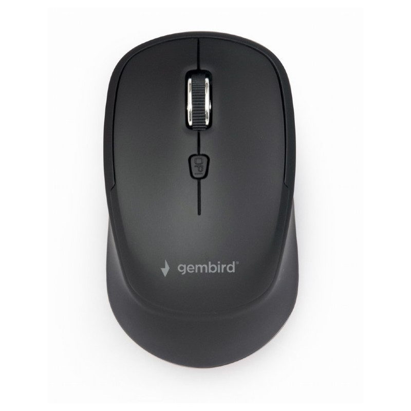 Mouse gembird ottico wireless 4 pulsanti 1600dpi nero [musw-4b-05]